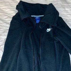 black Nike zip up jacket